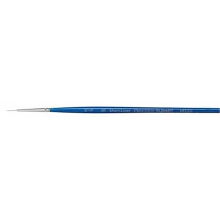 Princeton 6850SL-10-0 Summit Short Handle Short Liner 10-0, White Synthetic Brush 6850SL-10/0