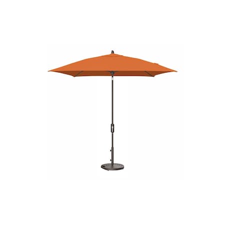 Treasure Garden 7.5 ft Square Patio Umbella, aluminum, fiberglass ribs, outdoor, Tuscan UM847SQ-00 5417 Tuscan