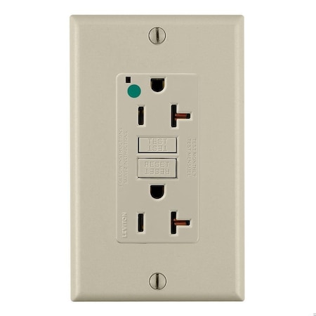 Leviton SmartlockPro GFCI 20A HG PI Ivory GFNT2-HFI