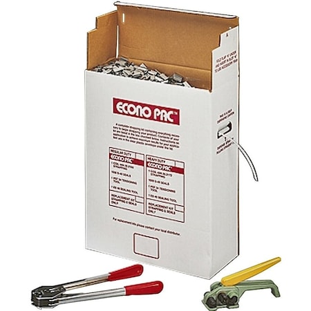 Nifty Wrapper Jumbo Strapping Kit, Heavy-Duty, Plastic, White SEP48HD