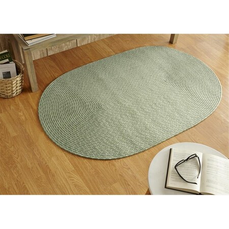 Better Trends Sun Splash Braided Rug- Chartruese - 20 in. BRSSR2030CH