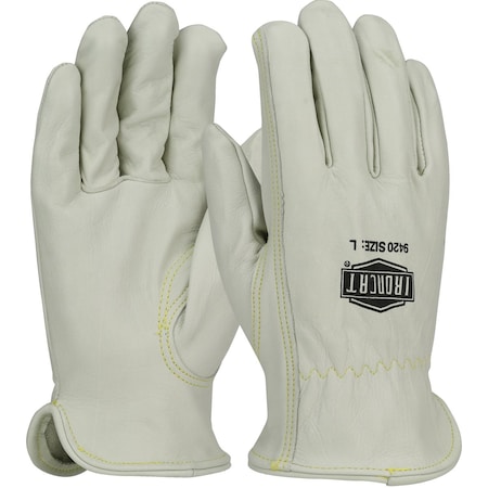 Ironcat Premium Grade Top Grain Cowhide Leather Drivers Glove, Keystone Thumb 3045