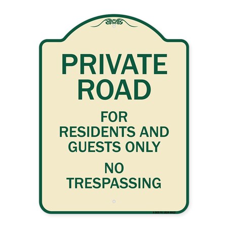 Signmission Tan & Green, 18 Inch x 24 Inch, Heavy Gauge Aluminum A-DES-TG-1824-9912