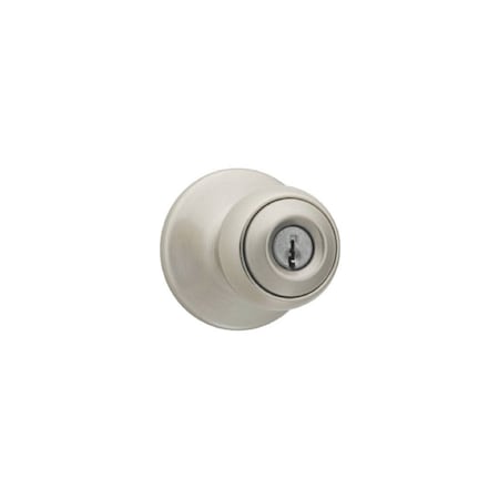Kwikset Entry Knobs Polo Satin Nickel 1-3/4 in Satin Nickel 94002-826