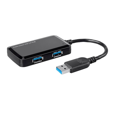 Monoprice Mini 4-port USB 3.0 Travel Hub 24260