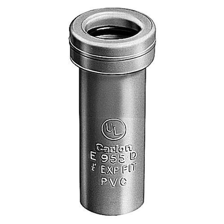Abb Schedule-40/80 Gray PVC Non-Metallic Short Expansion Coupling 1-1/4-Inch Carlon E955G