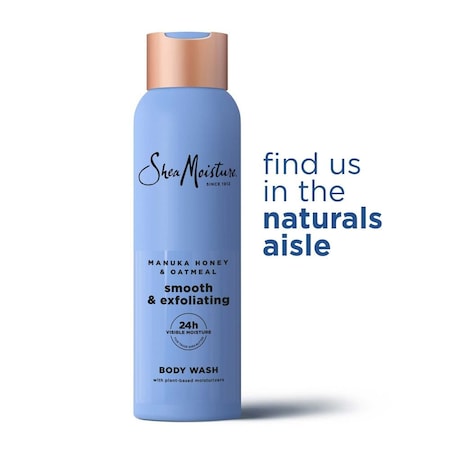 Shea Moisture Manuka Honey Oatmeal Body Wash, 18 Fluid Ounce, 4PK 64319249