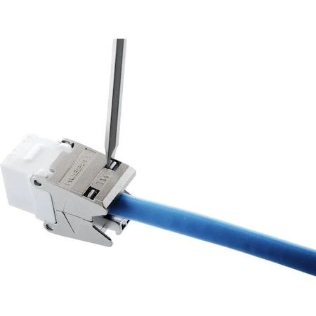 Hubbell Premise Wiring JACK, HJU6A, CAT6A, UNI, WH HJU6AW