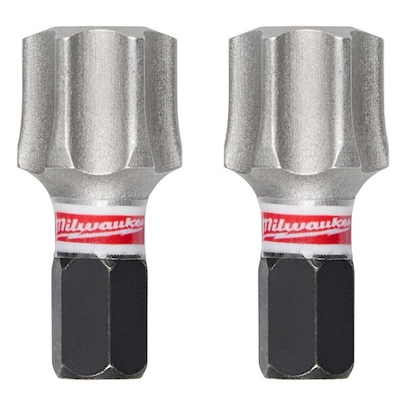 Milwaukee Tool Driver Bit, 1" L, 1/4" Shank Size 48-32-6003