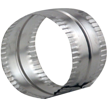 Lambro Industries 4 in. Aluminum Duct Connector, Silver 244