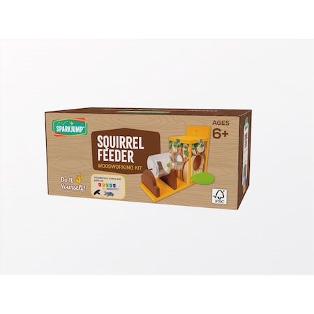 Sparkjump Squirrel Feeder Woodworking Toy Kit SFWK04