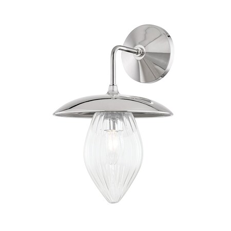 Mitzi Lana 1 Light Wall Sconce 5.5 In. Polished Nickel H365101-PN