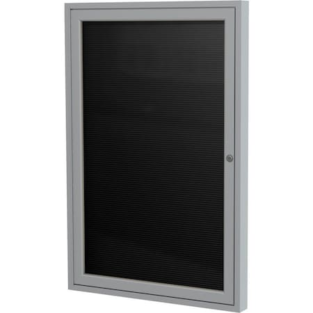 Ghent Enclosed Letter Board, 36"x24" PA13624B-BK