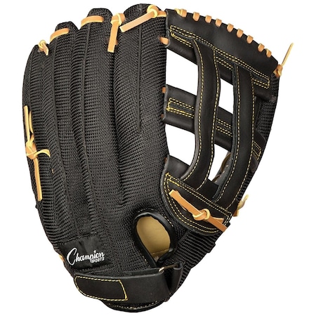 Perfectpitch 10 in. Physical Education Glove - Black PE3289241