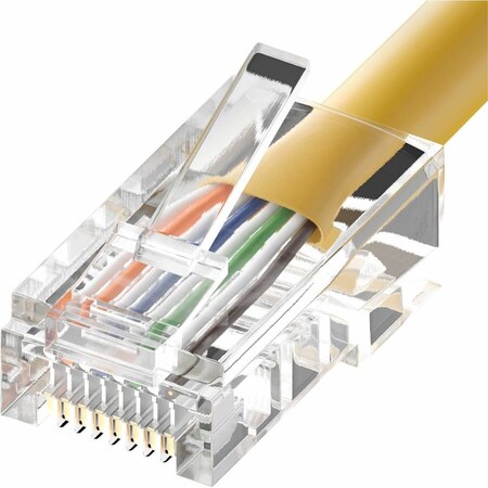 Unc Group 7Ft Yellow Cat5E Patch Cable, Utp, No Boots PC5E-07F-YLW