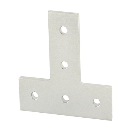 80/20 T-SlotFramingConnector, Alum, Slvr, 120x6mm 40-4480