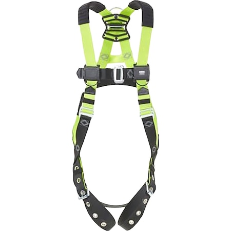 Miller Industry Standard Full-Body Harness w/5 Points of Adjustment, Back D-Ring, Mating Chest Buckles & Ton H5ISP311003