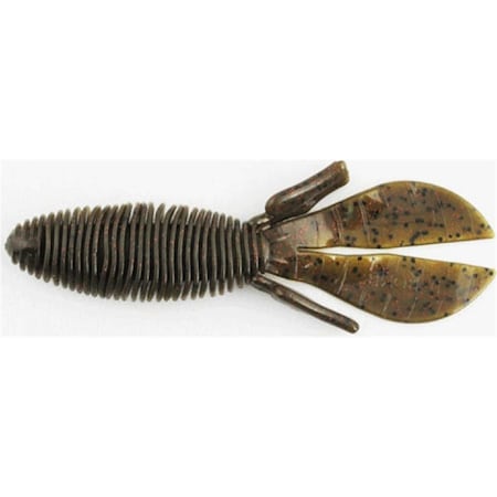 Missile Baits 4.5 in. D Bomb, Green Pumpkin Red, 6PK MBDB45-GPR