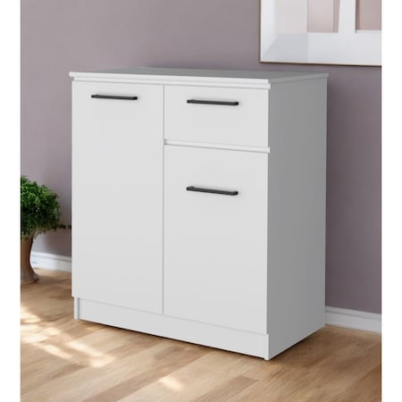 Homeroots 36" White Drawer Combo Dresser 544056