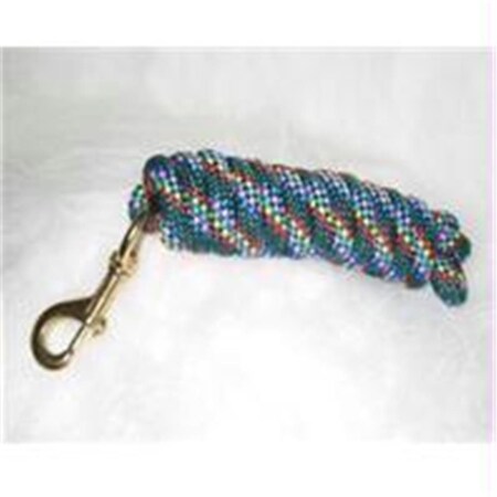 Hamilton Halter Co - Poly Lead With Bolt Snap Confetti- Hunter Green 10 Feet - PL58B CNDG 354788