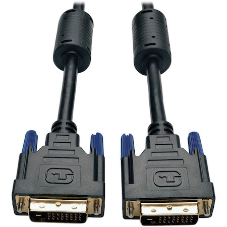 Eaton Tripp Lite Series DVI Dual Link Cable, Digital TMDS Monitor Cable DVI-D M/M, 25 ft. 7.62 m P560-025
