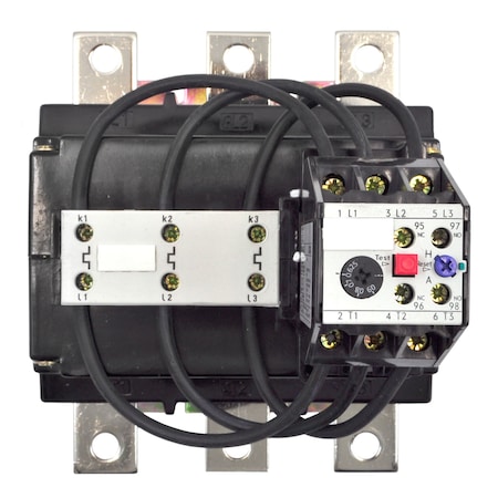 Brah Electric IEC Overload Relay, 1NO/1NC, 125 A Min current, 200 A Max current, 690 V B3UA66-00-3B