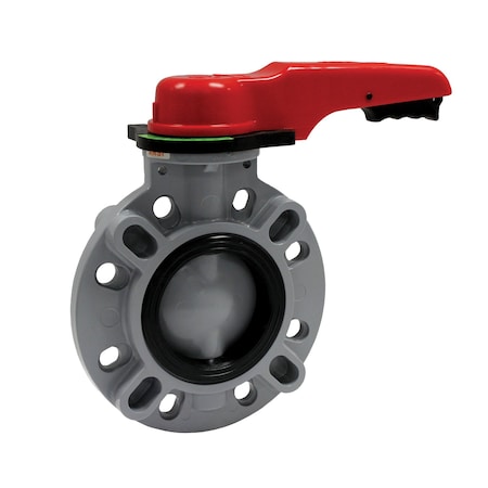 Asahi Valv, Bttrfly, T57P, 4", CPVC, FKM", CPVC, Lvr 173882040