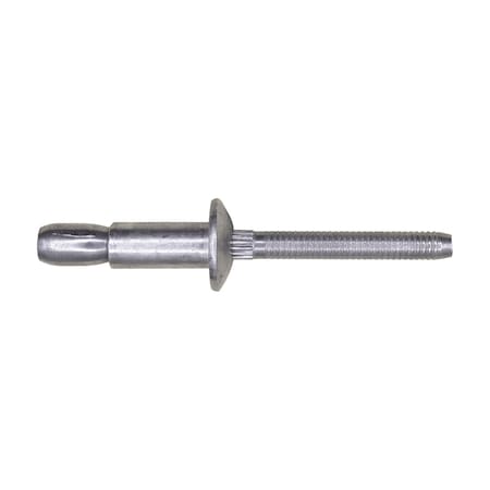 Auveco Ultra Grip Rivet 1/4in Diameter 5/64in-3/8in Grip Aluminum, 25PK 17423