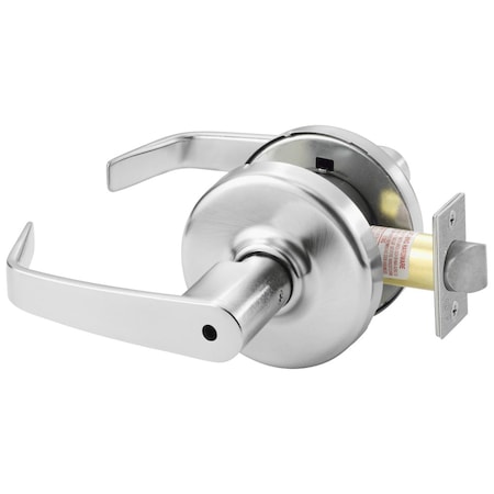 Corbin Russwin Grade 1 Privacy Cylindrical Lock, Newport Lever, D Rose, Non-Keyed, Satin Chrome Finish, Non-handed CL3120 NZD 626