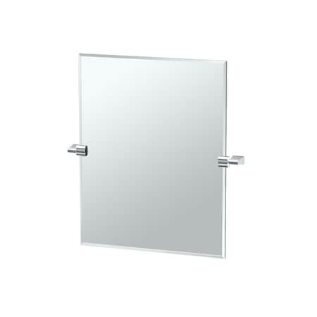 Gatco Bleu 24" Frameless Rectangle Mirror, Chrome 4379SM