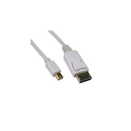Cable Wholesale Mini DisplayPort 1.2 Video Cable, Mini DisplayPort Male to DisplayPort Male, 3 foot 10H1-62103