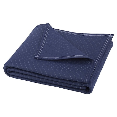 Prosource Movers Blanket, 80 in L, 72 in W, Blue MT10101