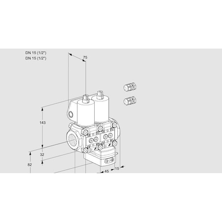 Honeywell Kromschroder VCG1E15R/15R05NGEPL3/PPPP/PPPP KS88105543
