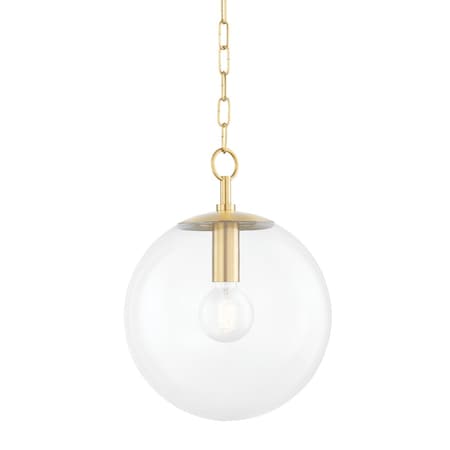 Mitzi Juliana 1 Light Pendant 6 In. Aged Brass H609701S-AGB