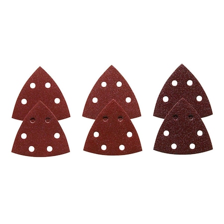 Aceds 3.5 in. Triangular Sanding Sheet Red - 2324663
