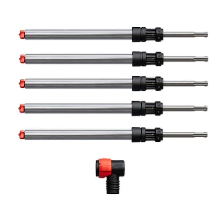 Diablo 1/2 in. x 8 in. x 14 in. AMPED Rebar Demon SDS-Plus 4-Cutter Full Carbide Hammer Drill Bit, 6PK DMAPLA4450-S6