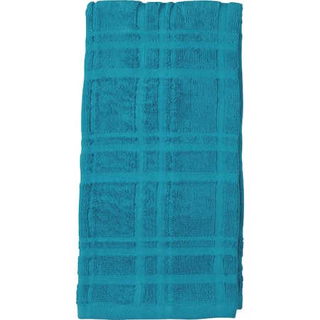 Kay Dee Designs Peacock Blue Solid Terry Kitchen Towel, 2PK R6410