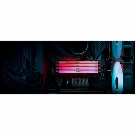 Kingston 48GB 7200MT/S DDR5 CL38 DIMM KIT OF 2 FURY RENEGADE RGB XMP KF572C38RSAK2-48