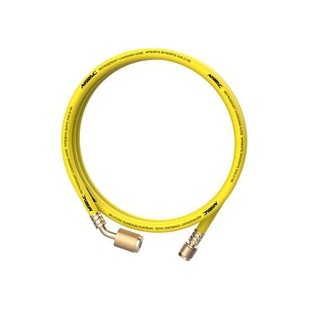 Navac LOW LOSS REFRIGERANT HOSES, 5ft, 45 Degrees, YELLOW NH5LLY
