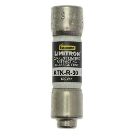 Eaton Bussmann fuse, KTK-R, fast-acting, dual-element current limiting fuse, 2.5 A, 10PK KTK-R-2-1/2