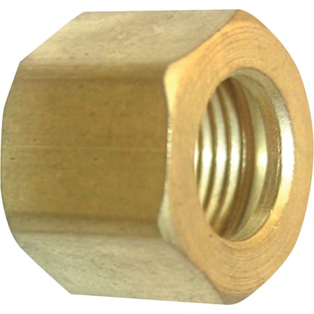Westlake Pipe & Fittings 1/4'' Brass Compression Nut, 2PK 17-6111