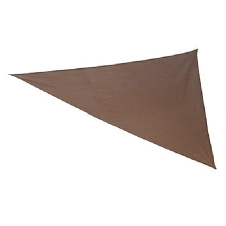 Gardencare Gale Pacific  Ready To Hang Shade Sail Triangle 16 ft. x 5 in., Mocha GA300804