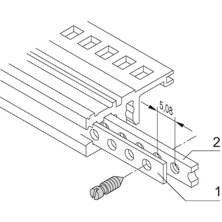 Nvent Schroff -Subrack Rails 30845-253
