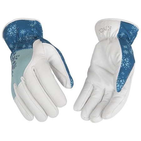 Heatkeep Hybrid Gloves, Women's, L, Angled Wing Thumb, Double Shirred Elastic Wrist 103HKW-L