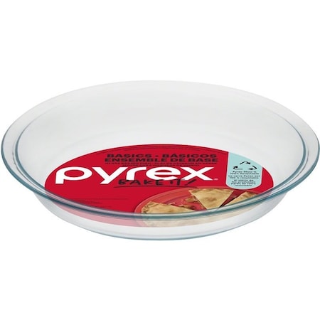 Pyrex PIE PLATE GLASS CLR 9X1-1/4IN 6001003