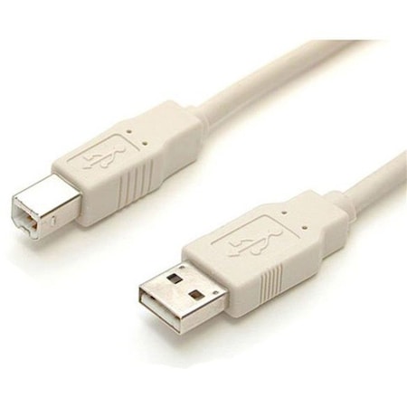 Startech.Com 6 ft Beige A to B USB Cable - M/M - USB - 6 ft - 1 x Type A Male - 1 x Type B Male USBFAB_6