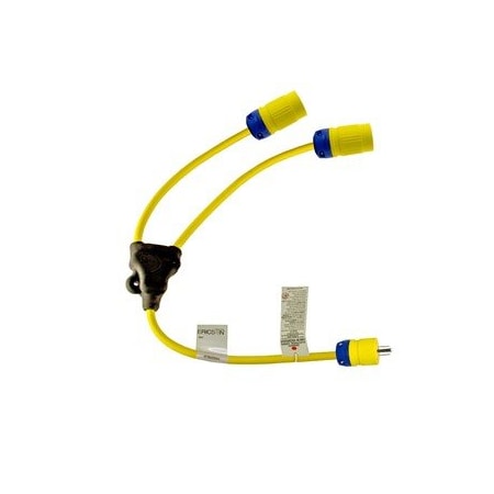 Ericson CordsetY, 3 ft, 14/3, w/ 1510-P 1610-C Nema 2634-A1