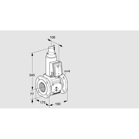 Honeywell Kromschroder VLV, SOLND, SZ 6, 2 1/2 ANSI FLG, VAS6T65A0 KS88202973