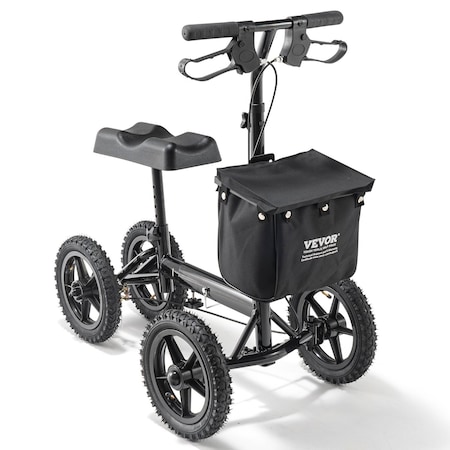 Vevor Knee Scooter Aluminum Steerable Knee Walker Folding Recovery Scooter 350LB HFK-9277KD