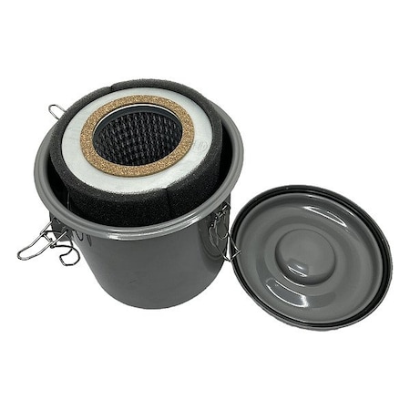 Gast Inlet Vacuum Filter, 2 in, 10 micron AJ151E